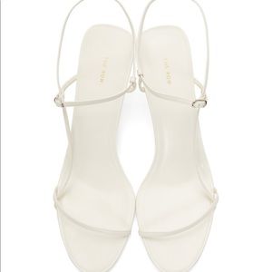The Row White Bare 65mm heeled sandals